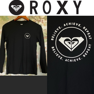 •Roxy•Black Long Sleeve Rash‎ Guard•